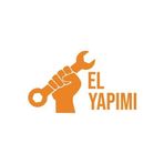 El Yapımı Araba Sticker 17X17 Cm Turuncu
