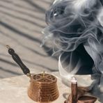El Yapımı Bakır Tütsülük ve Buhurdanlık, Üzerlik Yakma Aparatı, Geleneksel Gaziantep Dövme Bakır