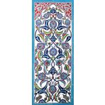 El Yapımı İznik Çini Karo -12 (40*100 Cm.) - Can Seramik