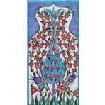 El Yapımı İznik Çini Karo -13 (20*40 Cm.) - Can Seramik