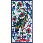 El Yapımı İznik Çini Karo -20 (10*20 Cm.) - Can Seramik