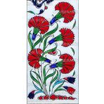 El Yapımı İznik Çini Karo -5 (10*20 Cm.) - Can Seramik
