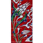 El Yapımı Kütahya Çini Karo -13 (10*20 Cm.) - Can Seramik
