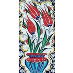 El Yapımı Kütahya Çini Karo -28 (10*20 Cm.) - Can Seramik