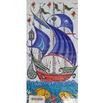 El Yapımı Kütahya Çini Karo -39 (20*40 Cm.) - Can Seramik