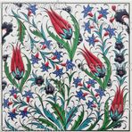 El Yapımı Kütahya Çini Karo -62 (20*20 Cm.) - Can Seramik