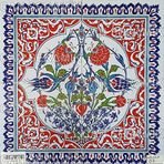 El Yapımı Kütahya Çini Karo -7 (40*40 Cm.) - Can Seramik