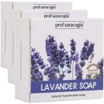 El Yapımı Lavanta Katı Sabunu 135G (3 Paketi)