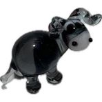 El Yapımı Mini Murano Cam Eşek Biblo A156-06