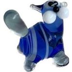 El Yapımı Mini Murano Cam Kedi Biblo A114-02