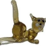 El Yapımı Mini Murano Cam Kedi Biblo A156-09