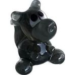 El Yapımı Mini Murano Cam Köpek Biblo A122-05