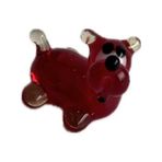 El Yapımı Mini Murano Cam Köpek Biblo A151-01