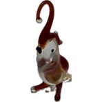 El Yapımı Mini Murano Cam Kuş Biblo A157-05
