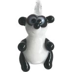 El Yapımı Mini Murano Cam Panda Biblo A104-02