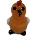 El Yapımı Mini Murano Cam Tavuk Biblo A171-10