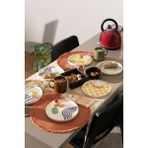 El Yapımı Modern 6 Parça Pasta Takımı ve Lüx Sunum Tabakları - Seçenek 1