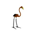 El Yapımı Murano Cam Flamingo Biblo A33-02