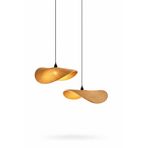 El Yapımı Rustik Rattan Avize NORDIC 60 cm Çap | Doğal Kök Boya | Bohem & İskandinav Aydınlatma