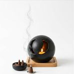 El Yapımı Seramik Tütsülük & Tealight Mumluk Seti Modern Tasarım | Dekoratif Seramik | Tütsü ve Mum Hediyeli