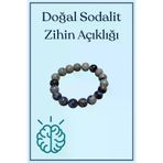 EL YAPIMI Sod10mm Şifali Sodalite - Sodalit Bileklik - Zihin Açıklığı Ve Mantık Taşı - Doğal Değerli Taş