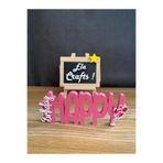 Ela Crafts 3D “Happy Birthday” Yazısı Balon Süslemeli – Doğum Günü Pasta ve Masa Dekoru, Parti Aksesuarı