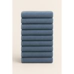 Elaganya MAVİ Spor Havlusu Leke Tutmayan Kuaför Berber otel Havlusu 50x90 Cm 8 adet