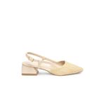 ELAIA SHOES Elaia Marlowe Kadın Ten Renk Hasır Detaylı Topuklu Ayakkabı