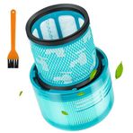 Elalove HEPA filtre fırçalı V11 ve V15 elektrikli süpürge için – Dyson V11 V15 SV14 SV17 SV22 Detect Animal Absolute Extra Pro için yedek filtre