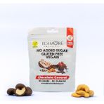Elamore Şeker Ilavesiz, Glütensiz, Vegan Kajulu Bitter Çikolata - Doypack, 50 gr