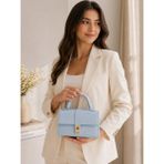 Elan Collection Kadın Çanta Üstten Ayarlanabilir Çapraz Askılı El ve Omuz Çantası Buz Mavi - Buz Mavisi