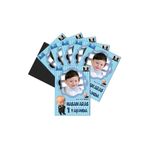 Elara Tasarım 16 Adet Patron Bebek Kişiye özel Jelatinli Doğum Günü Babyshower Yeni Doğan 5x7 Magnet