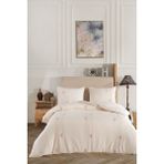 Elart Alva Çift Kişilik Nevresim Takımı 4 Parça Krem - 200 x 220 cm