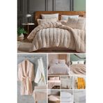 Elart çeyiz Paketi 48 Parça Kadife Comfort Royal Cappuccino