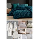 Elart çeyiz Paketi 48 Parça Kadife Comfort Royal Zümrüt Yeşili