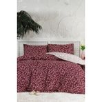 Elart Jasmin Nevresim Takımı Tek Kişilik (160X220 Cm) Bordo - 160 x 220 cm