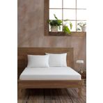 Elart Ranforce Fitted Tek Kişilik Çarşaf Pamuk (100x200cm) Krem