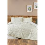 Elart Siena Nevresim Takımı Çift Kişilik %100 Pamuk Ranforce Lastikli Çarşaf 200x220 Cm Yeşil Yeşil