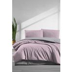 ELART Simple Fitted Tek Kişilik Nevresim Takımı 3 Parça Pembe