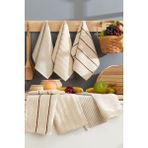 Elart Sophia Mutfak Havlusu 6 Adet (45X30 Cm) Bej - 30 x 45 cm