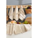 Elart Sophia Mutfak Havlusu 6 Adet (45x30 cm) Bej