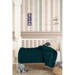 Elart Velvet Bebek Yorgan 150x100 cm Zümrüt Yeşili, 8682773136104