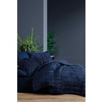 Elart Velvet Comfort Set Uyku Seti Çift Kişilik Kadife 6 parça (230x220cm) Lacivert
