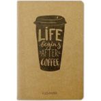 Ela's Paper Life Begins Coffee Defter