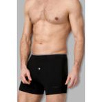 Elastan Düğmeli Erkek Boxer 146 3'lü Paket