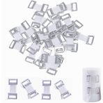 Elastik bandaj klipsi, bandaj mandalı, elastik bandaj tokası, 20 adet metal bandaj klipsi, çeşitli bandajlar için bandajlar için (beyaz)