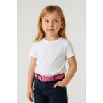 Elastik Örgü Çocuk Kemeri Pembe - 9 - 11 Yaş