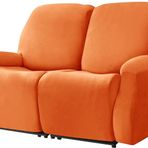 Elastik Reclining Kanepe Örtüsü, 1/2/3 kişilik, evcil hayvan ve çocuk dostu, streç fit, elektrikli koltuk kılıfı, renk no.12, 2 kişilik beden.