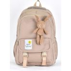 Elatae 51668 Bej Unisex Ortopedik Çok Gözlü Günlük Seyahat Okul Sırt Çantası