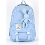 Elatae 51668 Mavi Unisex Ortopedik Çok Gözlü Günlük Seyahat Okul Sırt Çantası